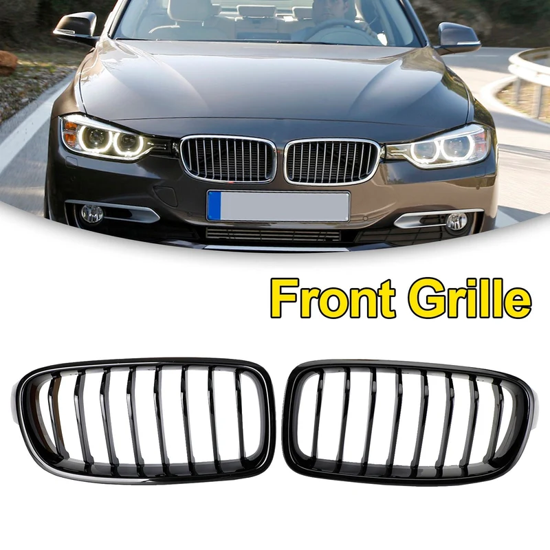 Grille BMW Série 3 F30 F31 F35 Noir Brillant 2012-2019