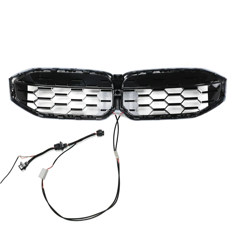 Calandre Diamant BMW Série 3 G20 G28 Noir Argent 2023-2024