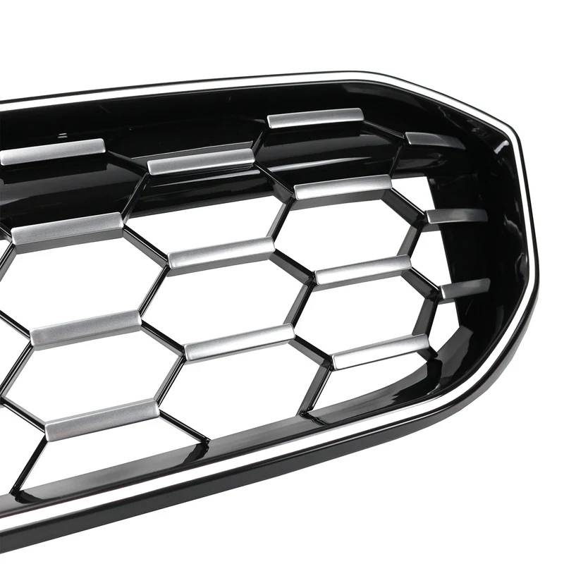 Calandre Diamant BMW Série 3 G20 G28 Noir Argent 2023-2024