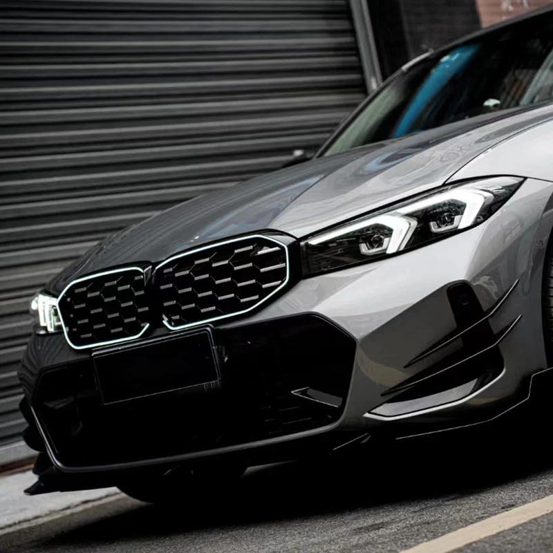 Calandre Diamant BMW Série 3 G20 G28 Noir Argent 2023-2024
