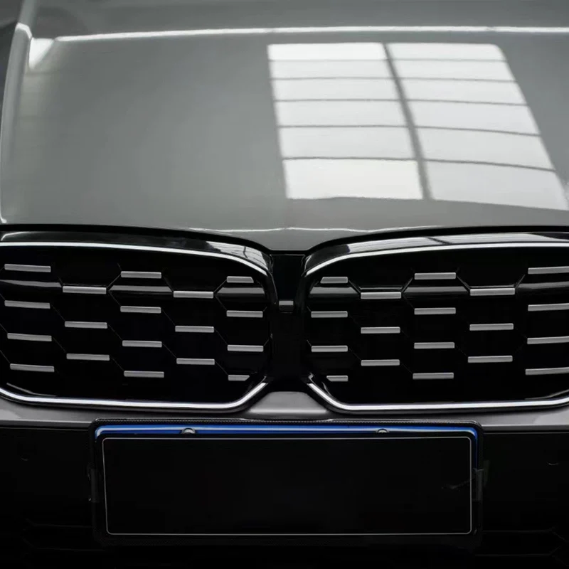 Calandre Diamant BMW Série 3 G20 G28 Noir Argent 2023-2024