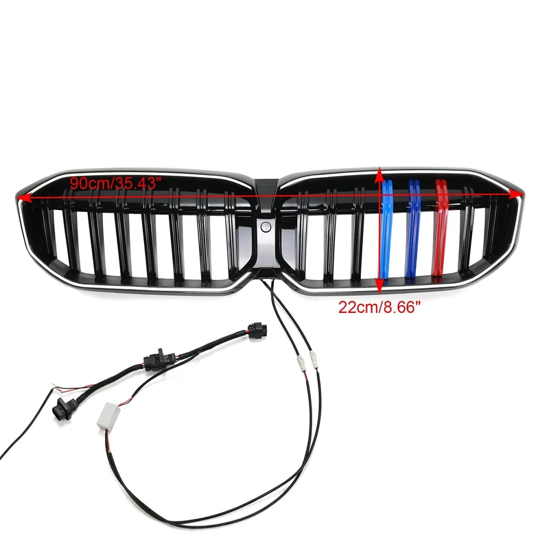 Calandre Maille LED BMW Série 3 G20 G28 Noir 2023-2024