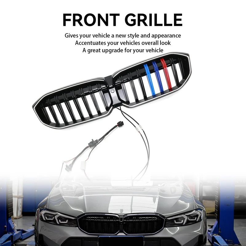 Calandre Maille LED BMW Série 3 G20 G28 Noir 2023-2024