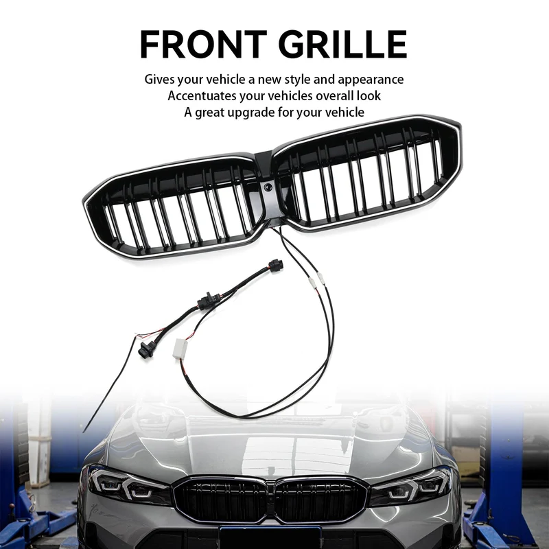 Grille BMW Série 3 G20 G28 Double Ligne Noir 2023-2024