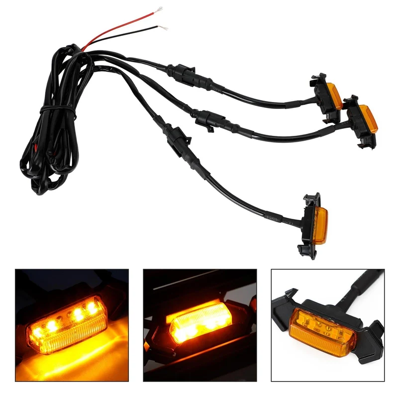 Kit 3 LED Ambre Calandre Toyota Tacoma TRD PRO 2001-2023