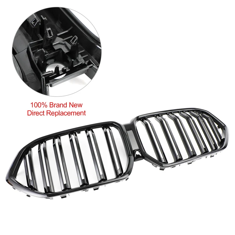 Grille Pare-Chocs Avant BMW X6 G06 Noir Brillant 2020-2022