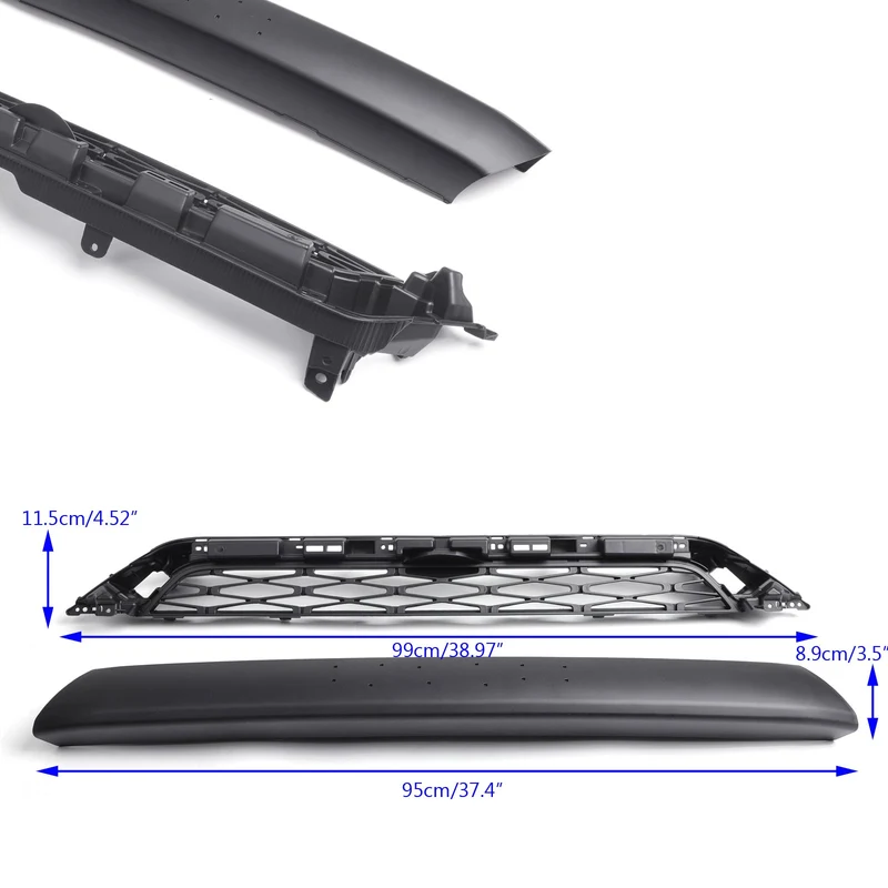 Grille Avant TRD Pro Toyota 4Runner Noir Mat 2014-2019