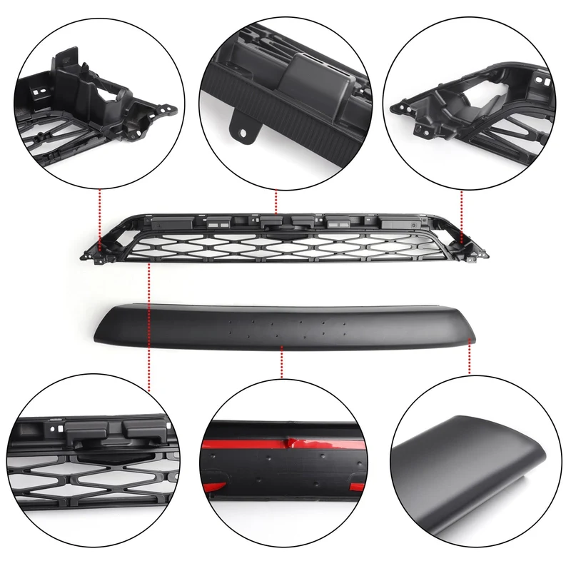 Grille Avant TRD Pro Toyota 4Runner Noir Mat 2014-2019