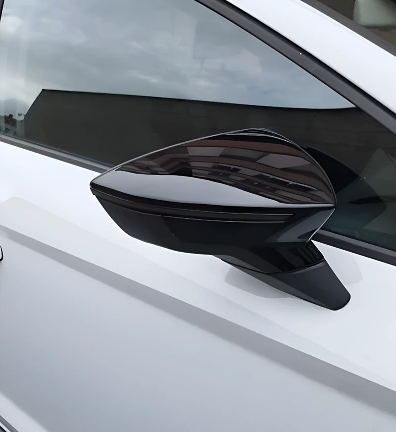 Coques Rétroviseurs Noires Brillantes Seat Ibiza 5 6F 2017-2023