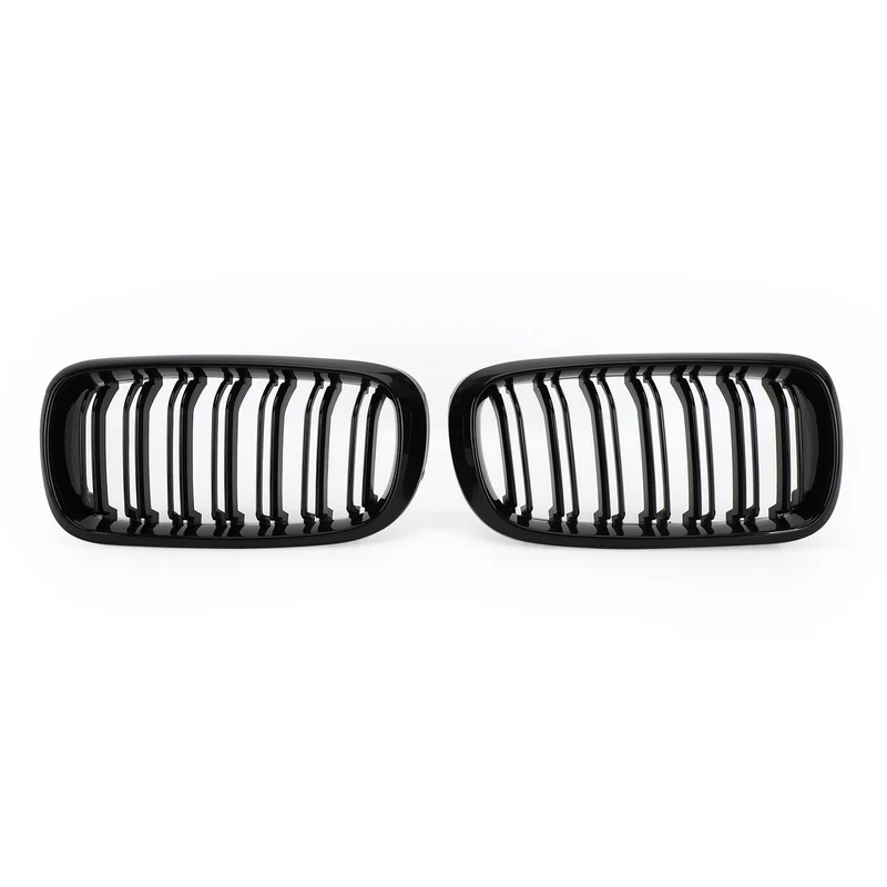 Calandre Double BMW X5 X6 F15 F16 2013-2018 Noir Brillant