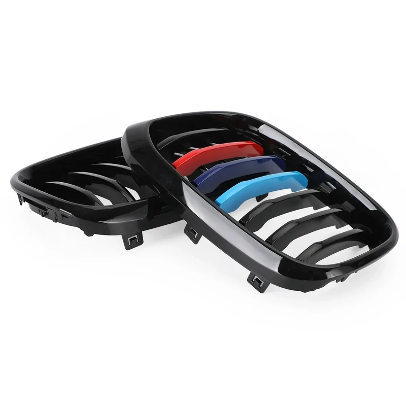 Calandre M-Color Noir Brillant BMW X3 X4 G01 G02 2018-2021