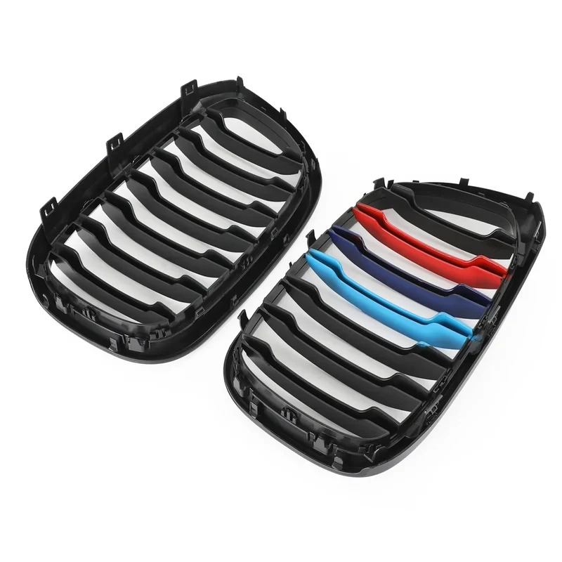 Calandre M-Color Noir Brillant BMW X3 X4 G01 G02 2018-2021