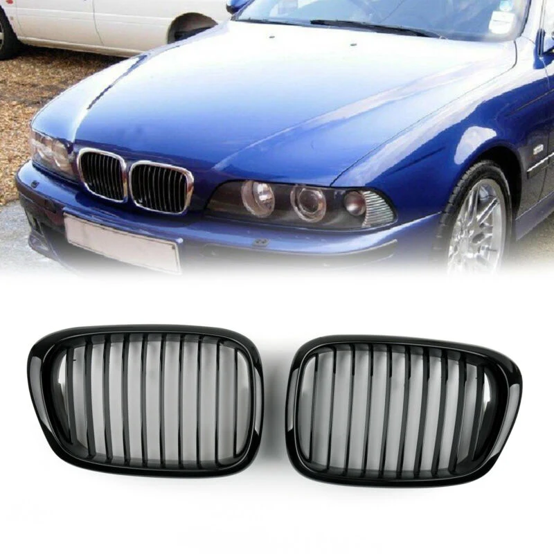 Grille Calandre Maille Noir Brillant BMW Série 5 E39 2001-2004