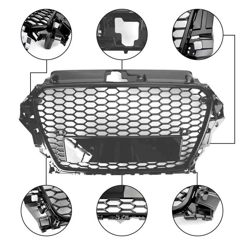 Grille RS3 Nid d'Abeille Audi A3 S3 2013-2016