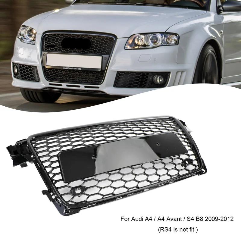 Grille RS4 Nid D'abeille Audi A4 S4 B8 2009-2012