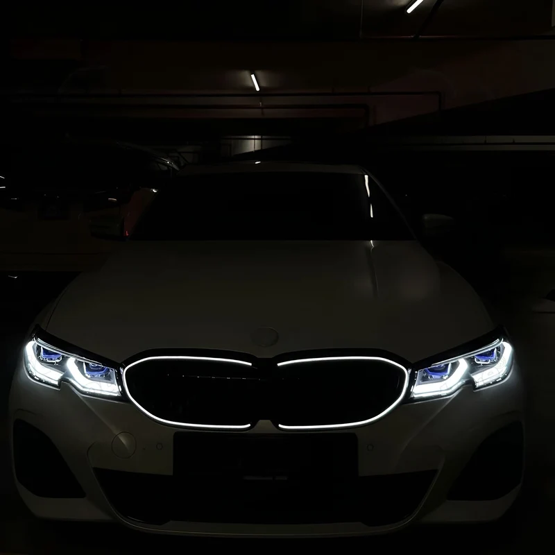 Grilles Calandre LED Noires BMW Série 3 G20 2018-2025