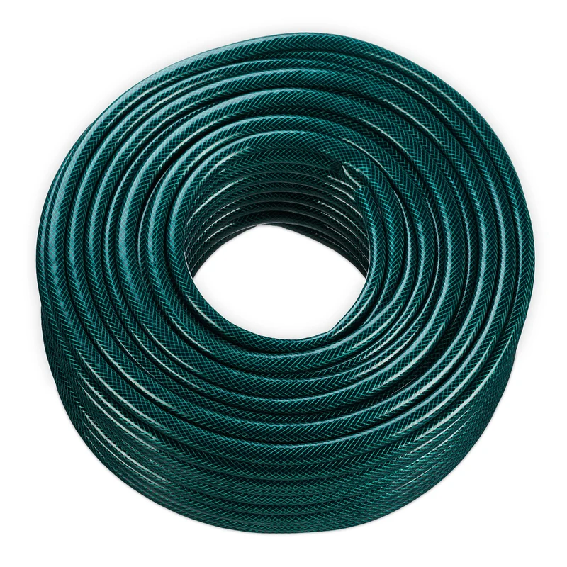 Tuyau d'arrosage polyvalent jardin 70 m solution pratique résistant aux intempéries en plastique vert 13_0014090