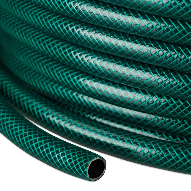 Tuyau d'arrosage polyvalent jardin 70 m solution pratique résistant aux intempéries en plastique vert 13_0014090