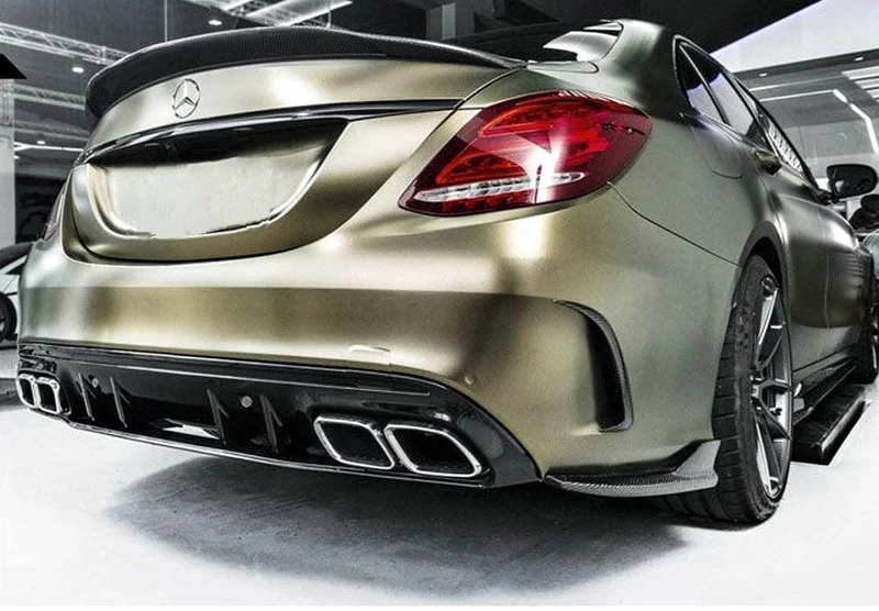 Diffuseur Et Sorties Échappement Look 63 AMG Mercedes Classe C