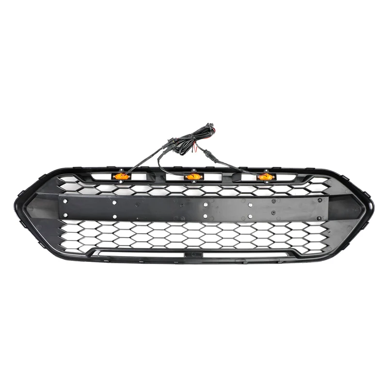 Grille Avant Style Raptor Noir Mat Ford Transit Custom Trail