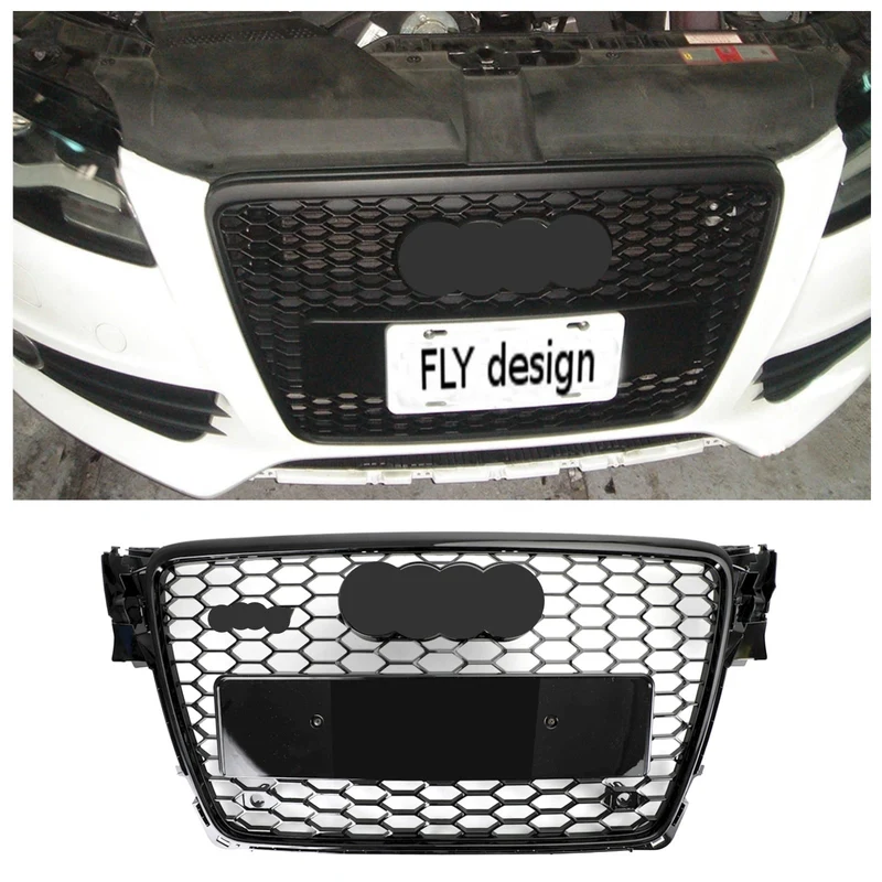 Grille Avant RS4 Style Nid D'abeille Audi A4 S4 B8