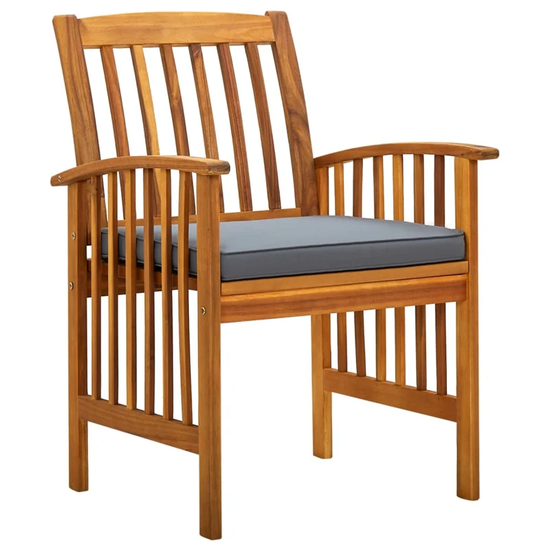 Mobilier à dîner de jardin 7 pièces avec coussins acacia solide 02_0014804