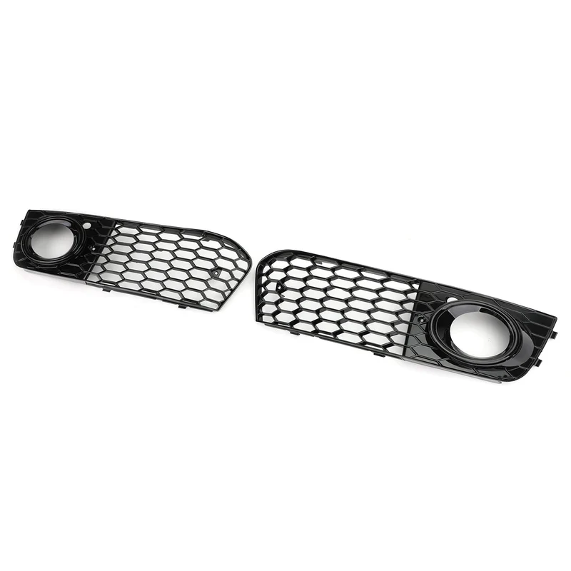 Grille Calandre Style RS4 Noir Brillant Audi A4 B8 2009-2012