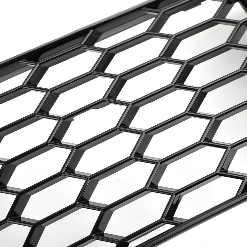 Grille Calandre Style RS4 Noir Brillant Audi A4 B8 2009-2012