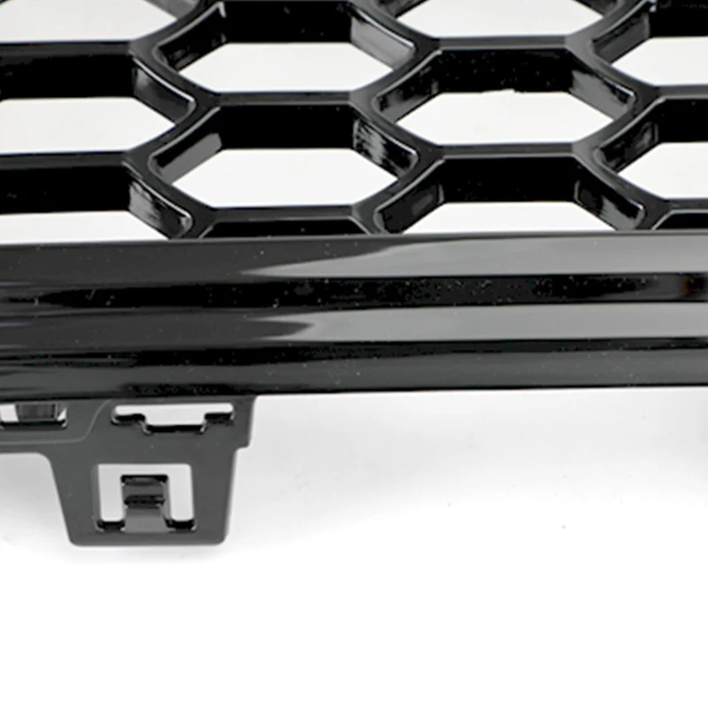 Grille Avant Maille Nid Abeille Style RS5 Noir Brillant Audi