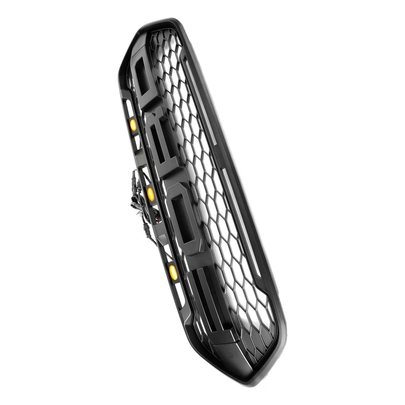 GZ.A FT-QX-DD Calandre Ford Transit 2018-2023 Noir Mat Éclairage