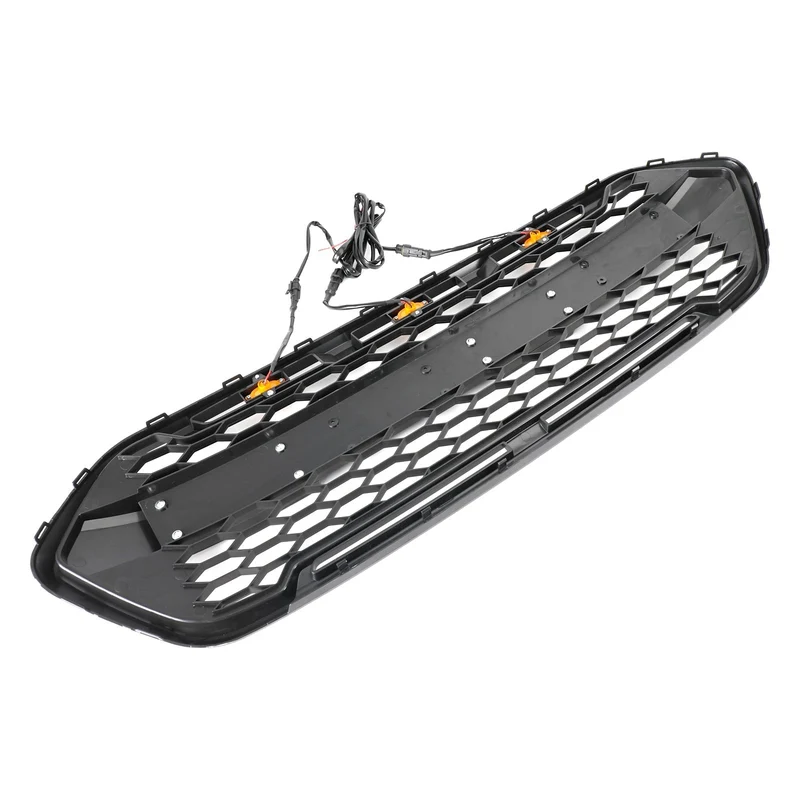 GZ.A FT-QX-DD Calandre Ford Transit 2018-2023 Noir Mat Éclairage
