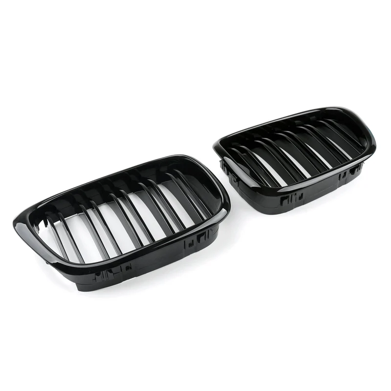 Calandre Avant BMW Série 5 E39 Noir Brillant Double Nervure