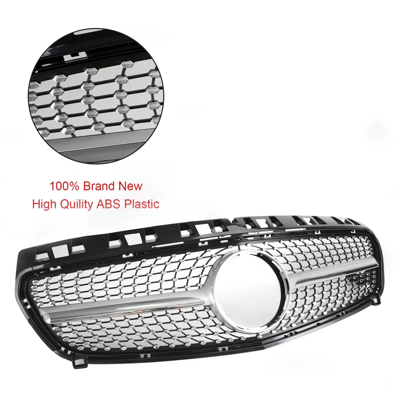 Mercedes Benz Classe A W176 2013-2015 Grille Pare-Chocs Avant Noir