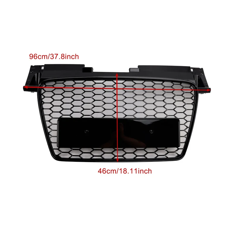 Calandre Avant Nid D'Abeille RS Audi TT TTS 2006-2014 Noir