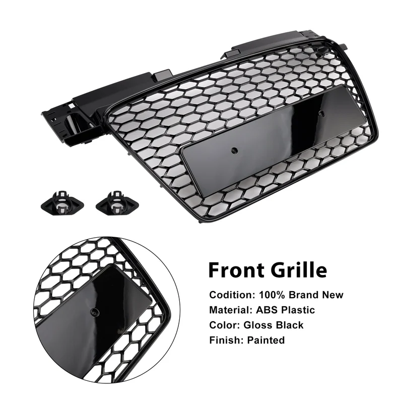 Calandre Avant Nid D'Abeille RS Audi TT TTS 2006-2014 Noir