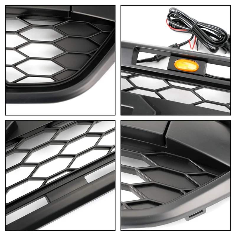 Grille Pare-Chocs Avant Noire Mat Style Raptor Ford Transit Custom