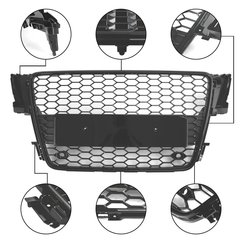 Calandre Sport Alvéolée Style RS5 Audi A5/S5 B8 2008-2012