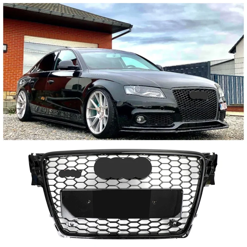 Calandre Avant RS4 Style Nid D'abeille Audi A4 S4 B8
