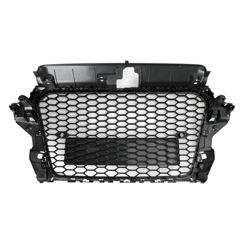 Grille Avant Nid d'Abeille Style RS3 Noir Brillant Audi A3