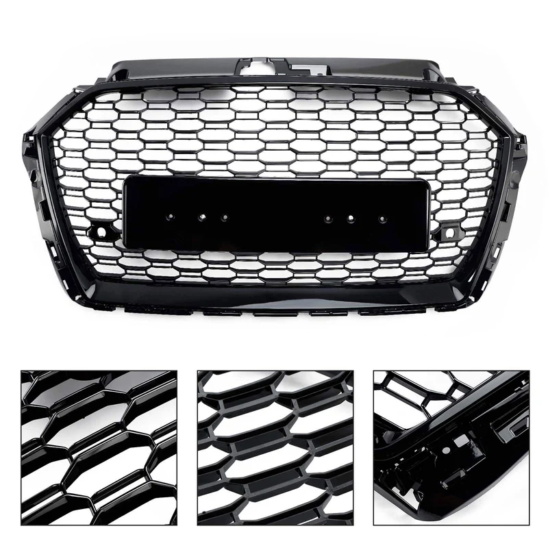 Grille Pare-Chocs Avant Nid Abeille Audi A3 S3 8V RS3