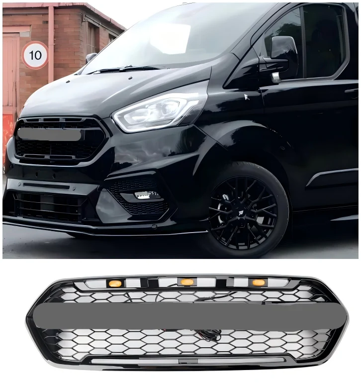 Calandre Avant Style Raptor Ford Transit Custom 2018-2023 3LED