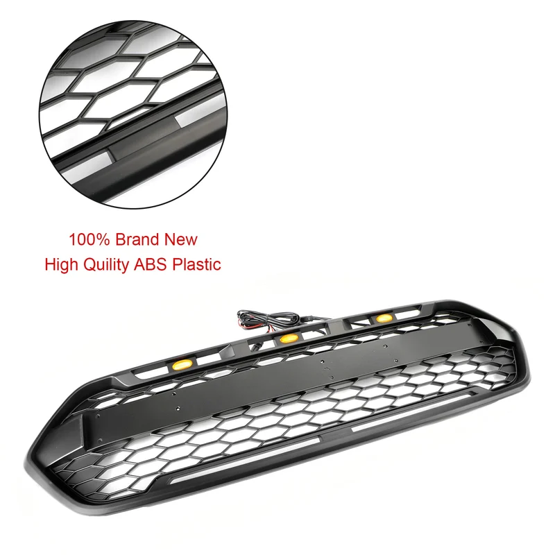 Calandre Avant Style Raptor Ford Transit Custom 2018-2023 3LED