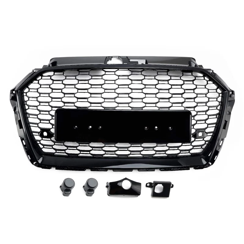 Grille Pare-Chocs Avant Maille Nid Abeille Audi A3 8V 2017-2019