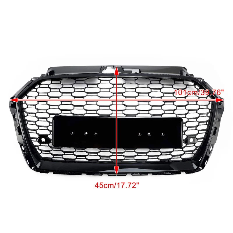 Grille Pare-Chocs Avant Maille Nid Abeille Audi A3 8V 2017-2019
