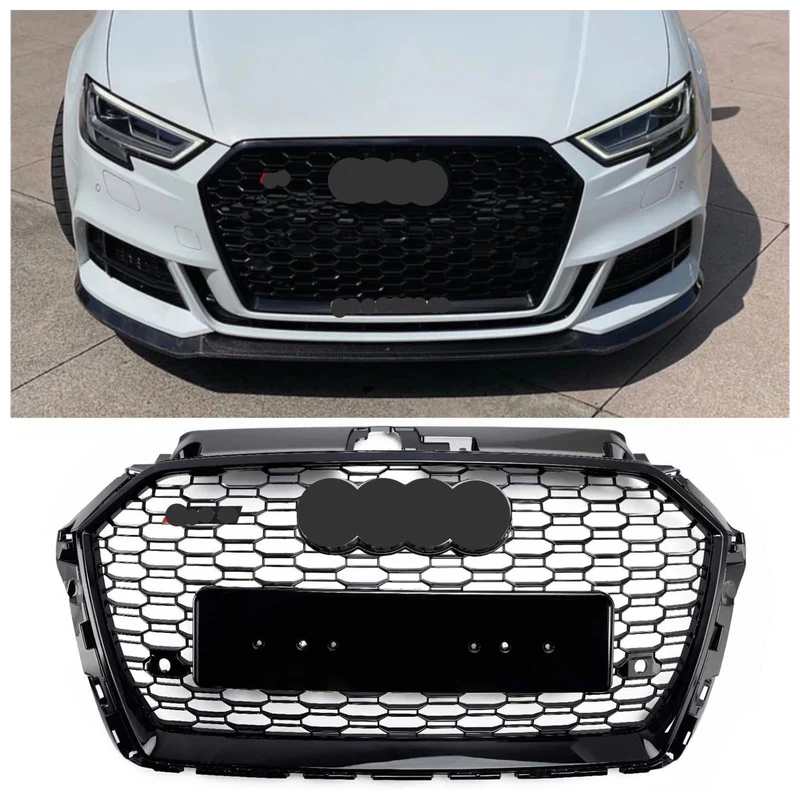 Grille Pare-Chocs Avant Maille Nid Abeille Audi A3 8V 2017-2019