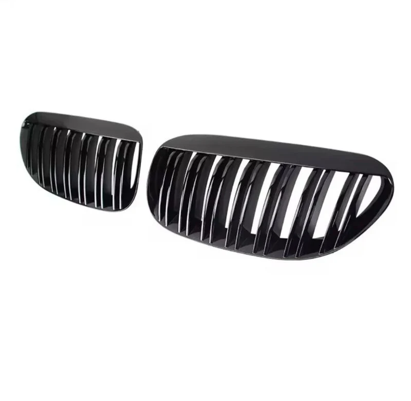 Grilles Calandre Noires Brillantes BMW Série 6 E63 E64 2003-2010