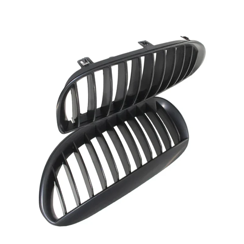 Grilles Calandre Noires Brillantes BMW Série 6 E63 E64 2003-2010