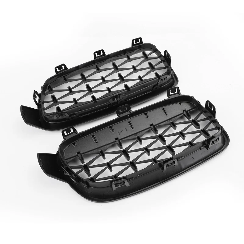 Grilles Calandre Diamantées BMW F30 Gloss Black 2012-2016