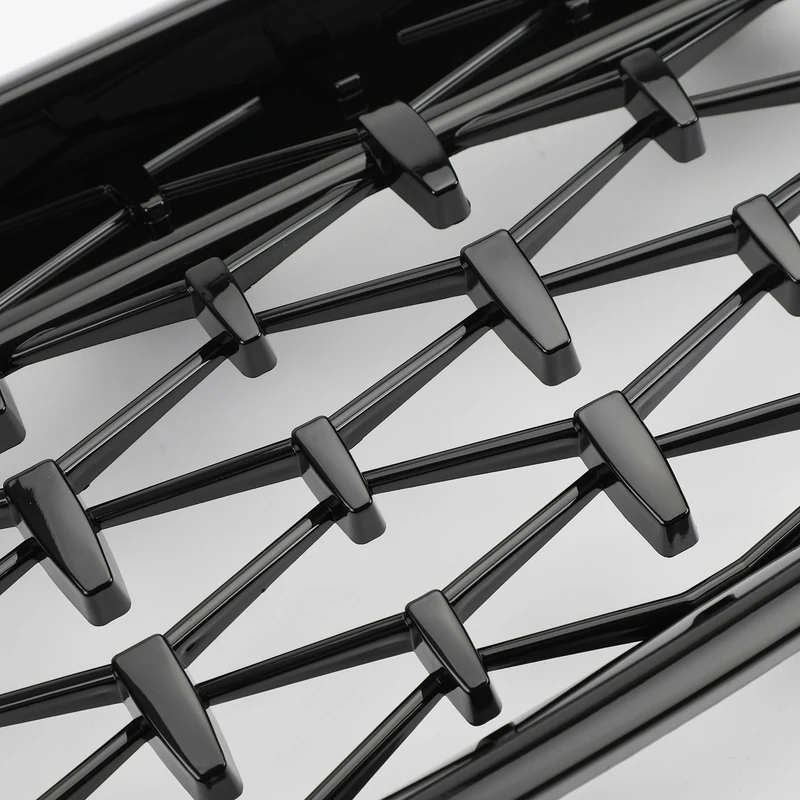 Grilles Calandre Diamantées BMW F30 Gloss Black 2012-2016