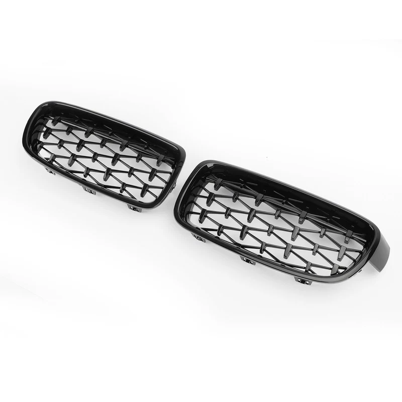 Grilles Calandre Diamantées BMW F30 Gloss Black 2012-2016